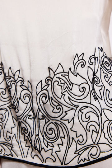 The Annalise Silk Satin Pajama Set