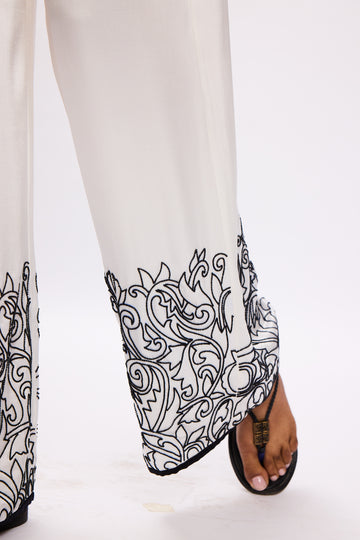 The Annalise Silk Satin Pajama Set