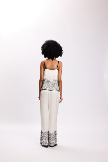 The Annalise Silk Satin Pajama Set