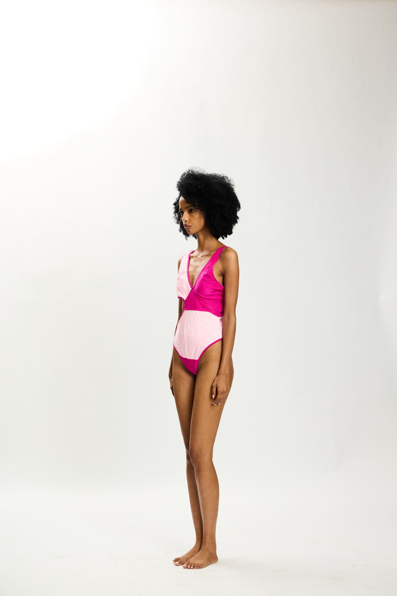 The Solira Colorblock Cutout Swimsuit