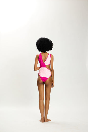 The Solira Colorblock Cutout Swimsuit