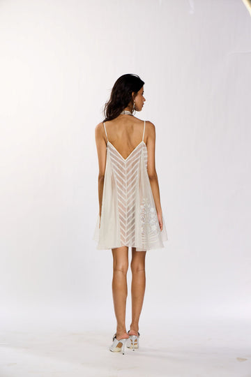 The Mural Halter Dress