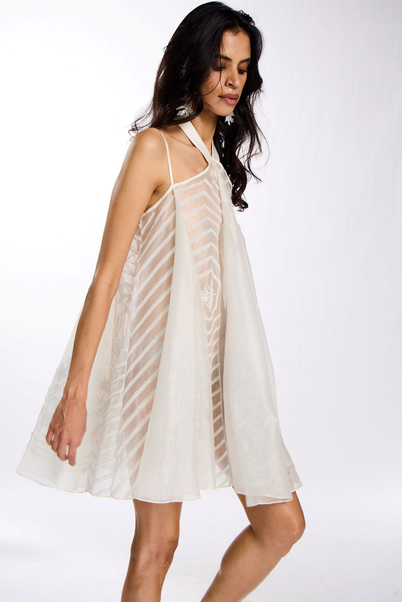 The Mural Halter Dress