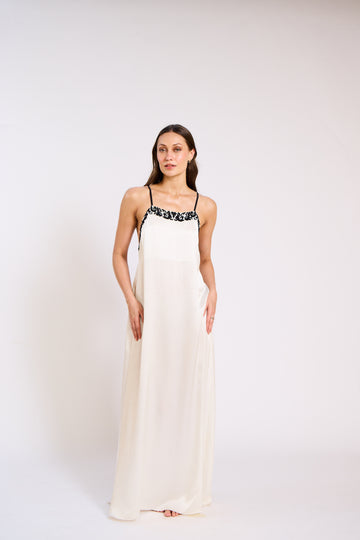 The Annalise Silk Satin Gown