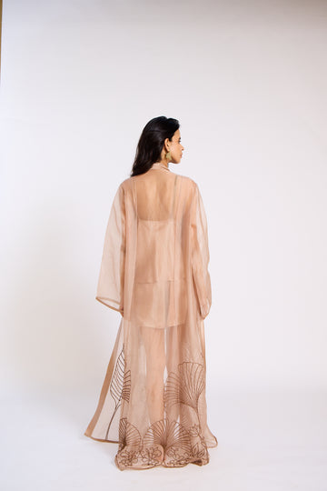 The Indian Jungle Sheer Silk Organza Robe
