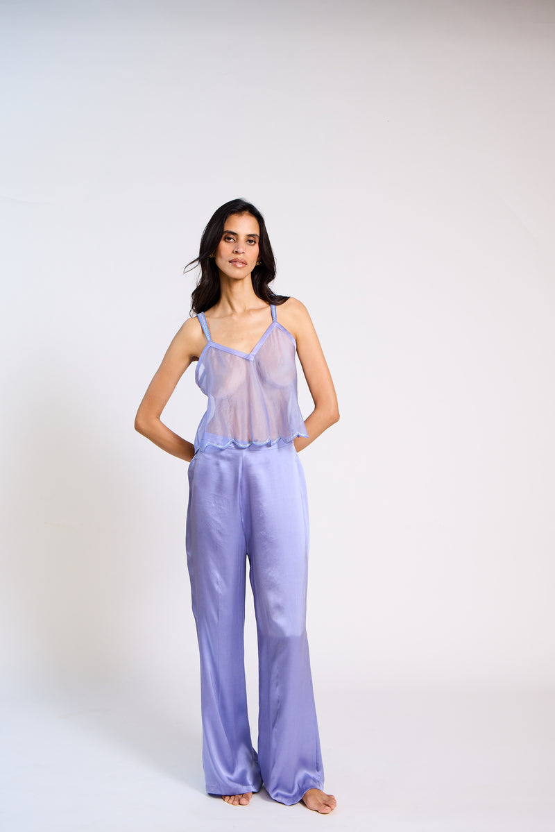 The Monsoon Bloom Organza Bow Camisole Pant Set