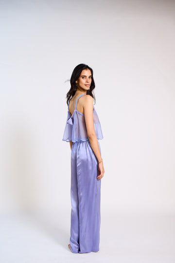 The Monsoon Bloom Organza Bow Camisole Pant Set
