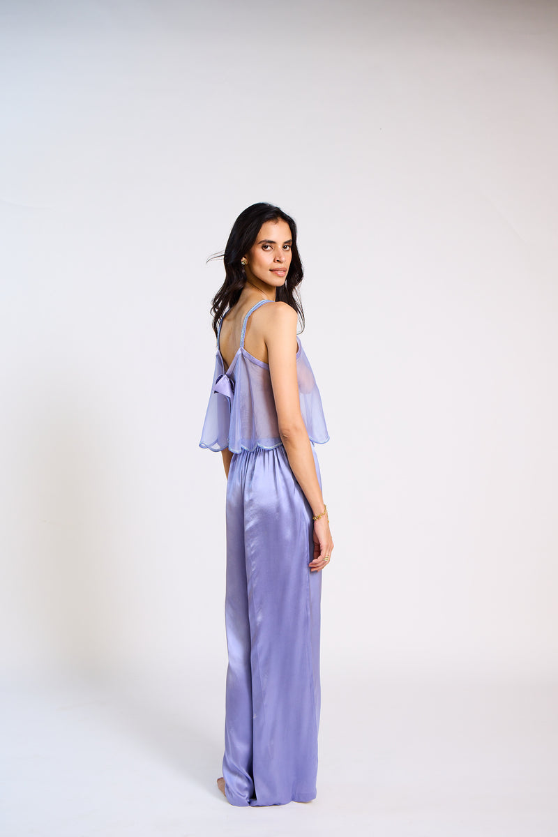 The Monsoon Bloom Organza Bow Camisole Pant Set