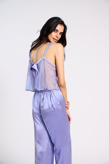 The Monsoon Bloom Organza Bow Camisole Pant Set
