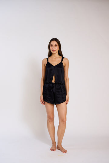 The Nocturne Silk Satin Short Set