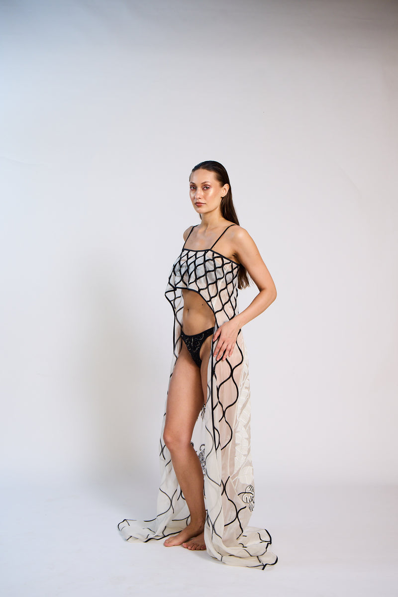 The Willow Embellished Jungle Dress