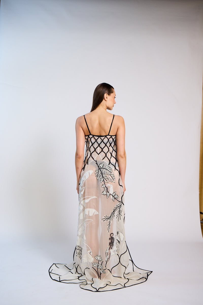 The Willow Embellished Jungle Dress