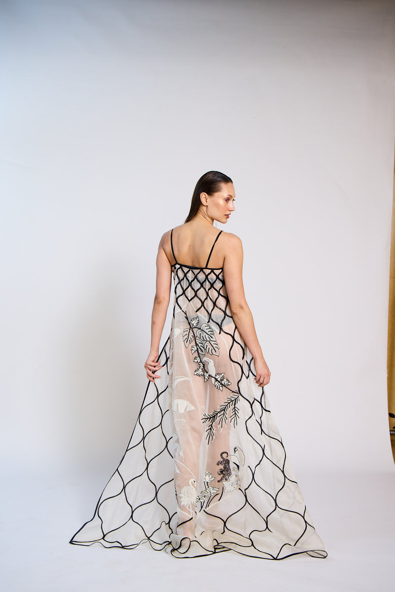 The Willow Embellished Jungle Dress