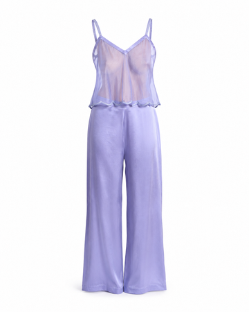 The Monsoon Bloom Organza Bow Camisole Pant Set