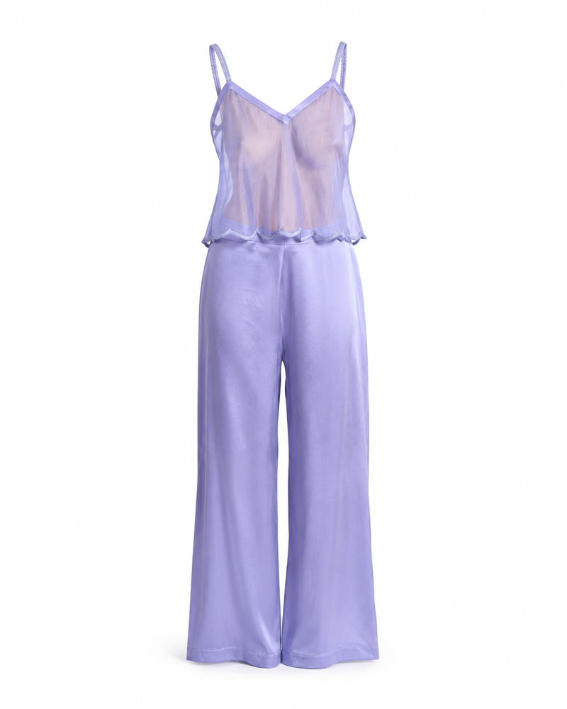 The Monsoon Bloom Organza Bow Camisole Pant Set