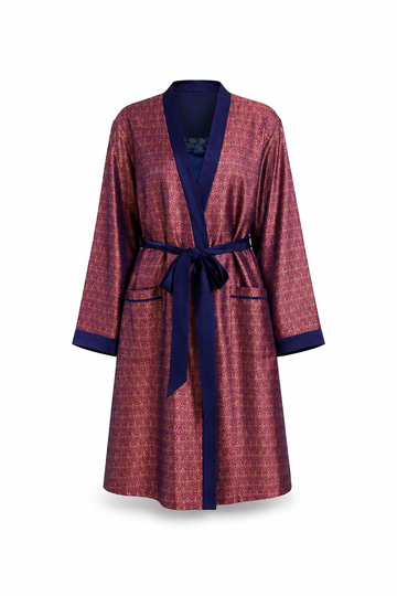 The Mosaic Silk Brocade Robe