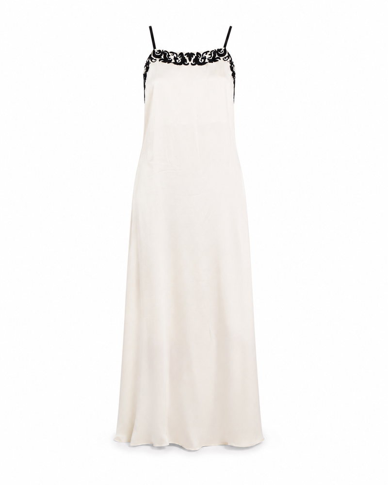 The Annalise Silk Satin Gown