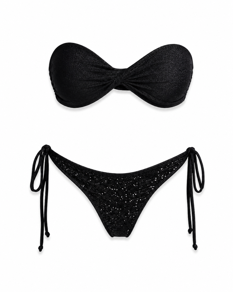 The Nerina Bandeau Bikini Set