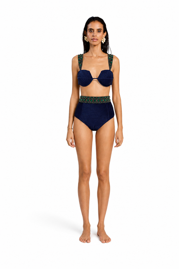 The Zaria Emerald Bikini Set